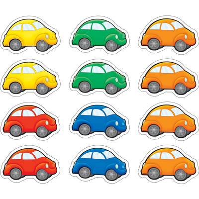 Cars Mini Accents 2 5/8" 36/pk