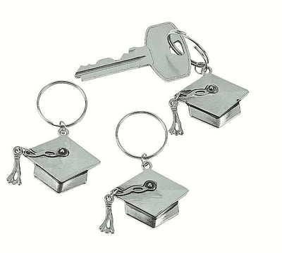 Graduation Cap KeyChains 12/pk