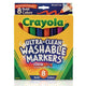 Crayola Ultra-Clean Washable Markers Bold Colors 8/pk