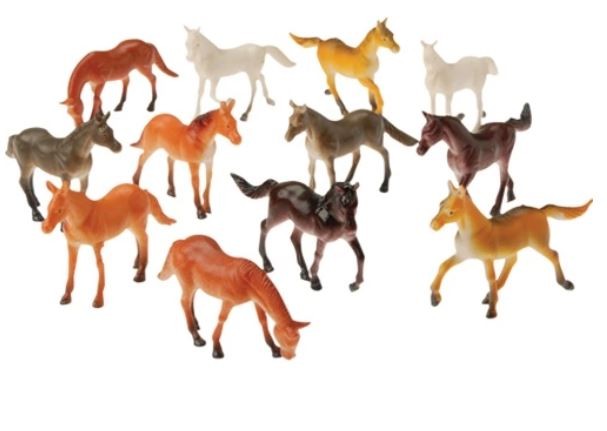 Mini Horses 2.5" 12/pk