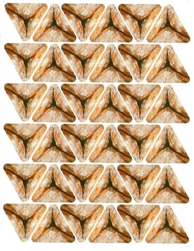 Hamentashen Stickers 1" 10/pk