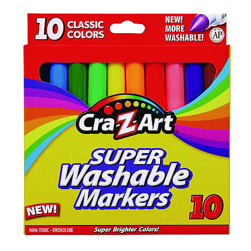 Cra-z-Art Washable markers Classic Colors 10/pk