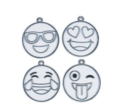 Emoji Suncatchers 24/pk