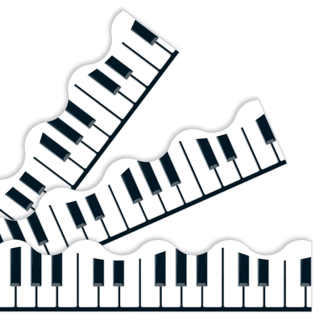Musical Keyboard Trimmers 2 1/4in x 39ft 12/pk