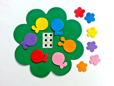 Foam Caterpiller Flower Kit 7 3/4"  10 Sets (limited stock) (Discontinued)