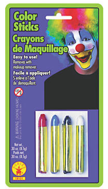 Primary Color Face Paint 6/pk