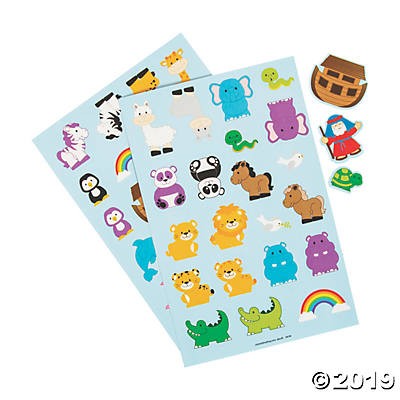 Noah's Ark Stickers (Closeout)