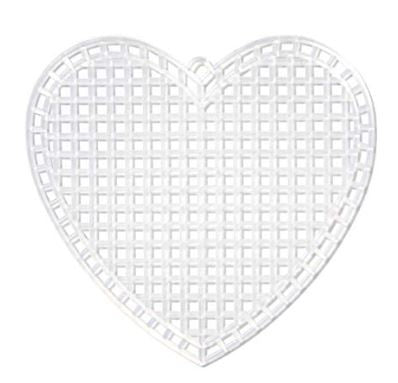 Plastic Canvas Shape - Heart - 3 Inches - 10 Pieces