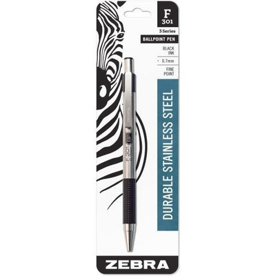 Pen Retractable Fine Point Black F-301