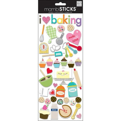 Chipboard Baking Stickers