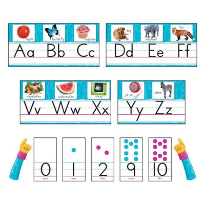 Photo Alphabet Bulletin Board Set 8 3/8in x 12 3/4ft 22/pk