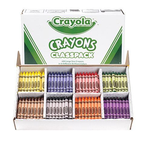 Crayola Jumbo Crayon Classpack 8 Colors 200/pk.