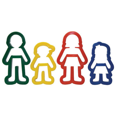 Dough & Clay Cutter Family Shapes, 4", 4 Pieces (Discontinued)
