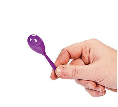 Plastic Bright Mini Maracas 12/pk 2 3/4"