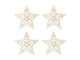 8cm Laser-Cut Ornate Wood Shapes x4