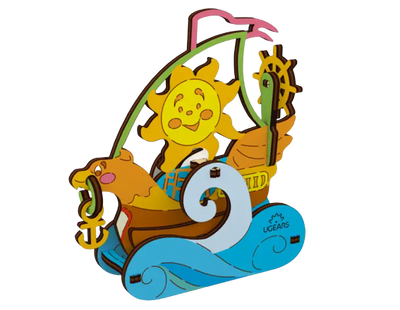 Sailboat DIY 3D Wooden Puzzle (Discontinued)