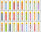 Candle Stickers 10/Sheets (closeout)