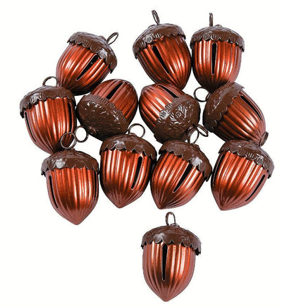 Acorn Shaped Jingle Bells 1 1/2" 12/pk