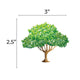 Tree Cutout 3-inch 20/pk