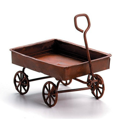 Tin - Wagon - Rusted - 3.3 X 2.5 X 1.875 Inches