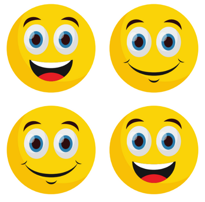 Smile Cutouts 2" 20/pk