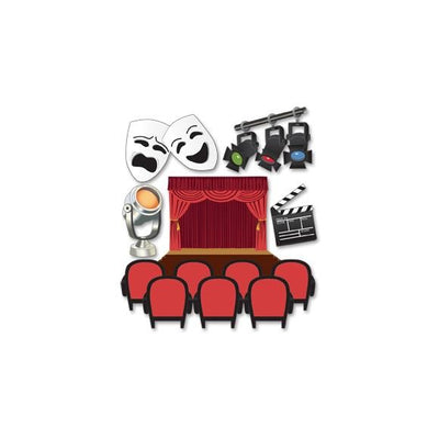 Drama Performance Scrapbook Stickers