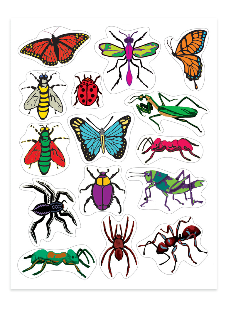 Insect Stickers 25/Sheets