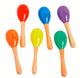 Small Painted Maracas 6/pk 5"