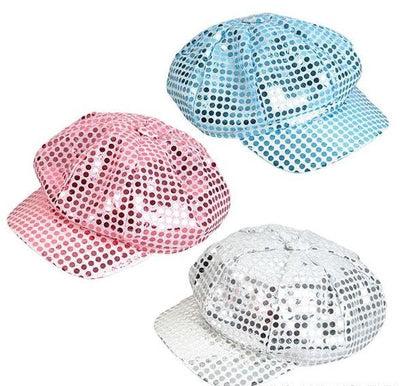 Sequin Newsboy Cap (discontinued)