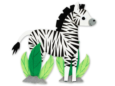 DIY Felt Zebra Craft Kit