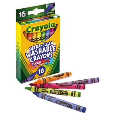 Crayola Ultra-Clean Washable Crayons 16/pk