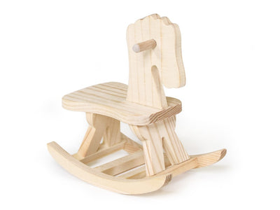 DIY Wooden Horse 11.5 x 6.5 x 11.7cm