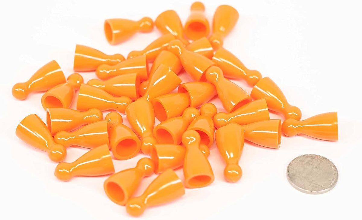 Plastic Peg Pawn Orange