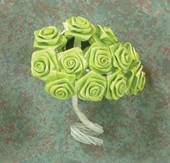 Ribbon Rose 3/4" Apple green 144