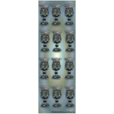 Kiddush die cut stickers 1.75" 6 sheets (small)
