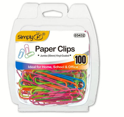 Paper Clip Assorted 100/pk 50mm