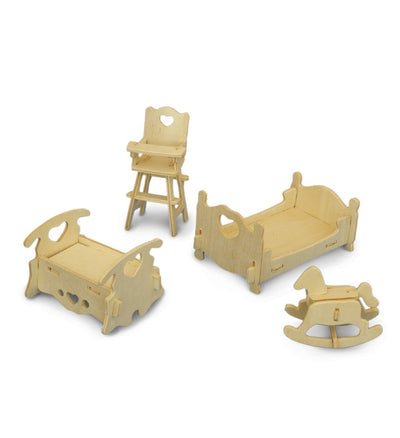 3D Puzzles -Childrens Bedroom 9"Lx7.31"Wx0.25"H