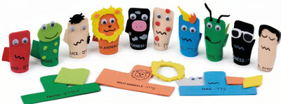 Ten Plagues Foam Finger Puppet Kit 1/set
