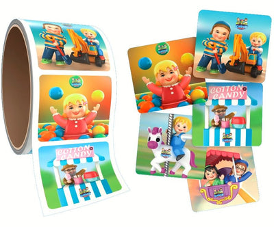 Mitzvah Kinder Arcade Sticker Roll