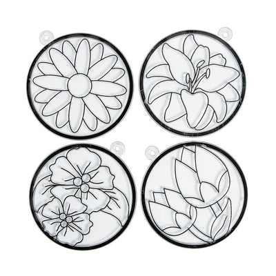 Spring Flower Suncatchers - 24 Pc.