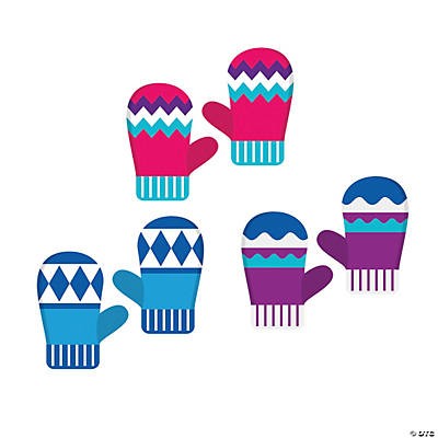 Mittens Bulletin Board Cutouts 4.5" 48/pk (Discontinued)