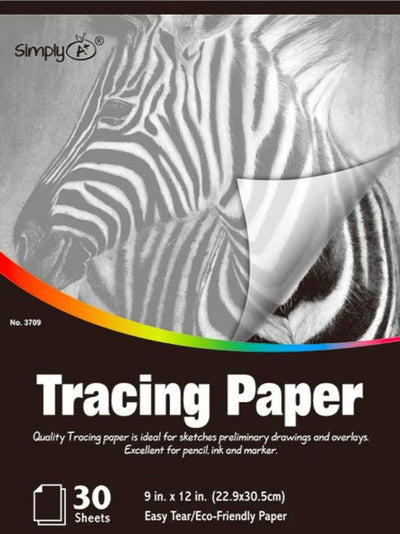 Tracing Paper Pad 9" x 12" 30 Sheets