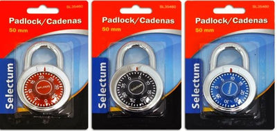 Combination Pad lock 1/pk
