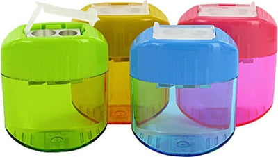 2-Hole Dome Shaped Pencil Sharpener