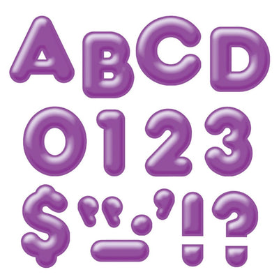 Purple 3D Uppercase Letters 2" 1/pk (Discontinued)