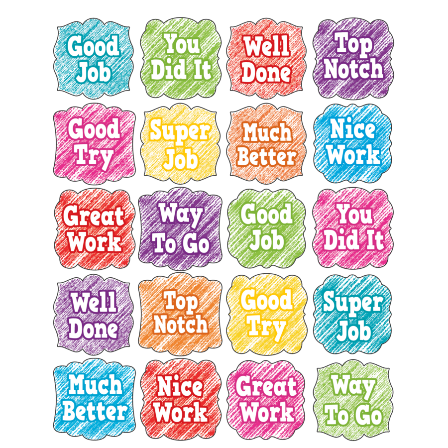 Scribble Applause Stickers (Discontinued)