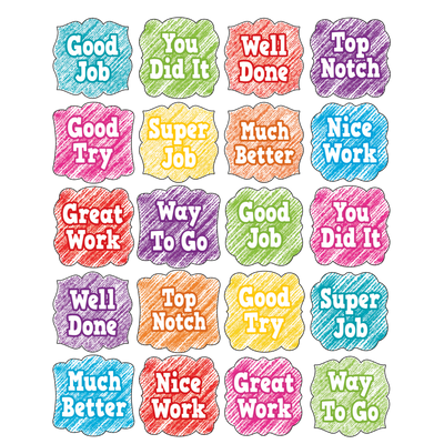 Scribble Applause Stickers (Discontinued)