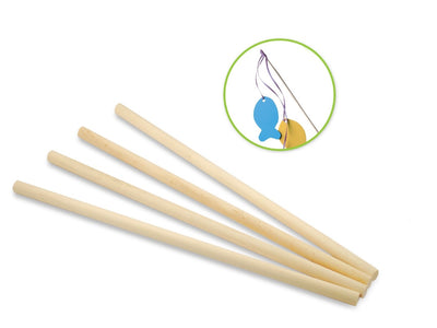 Wooden Dowel 7/16" x 12" 4/pk
