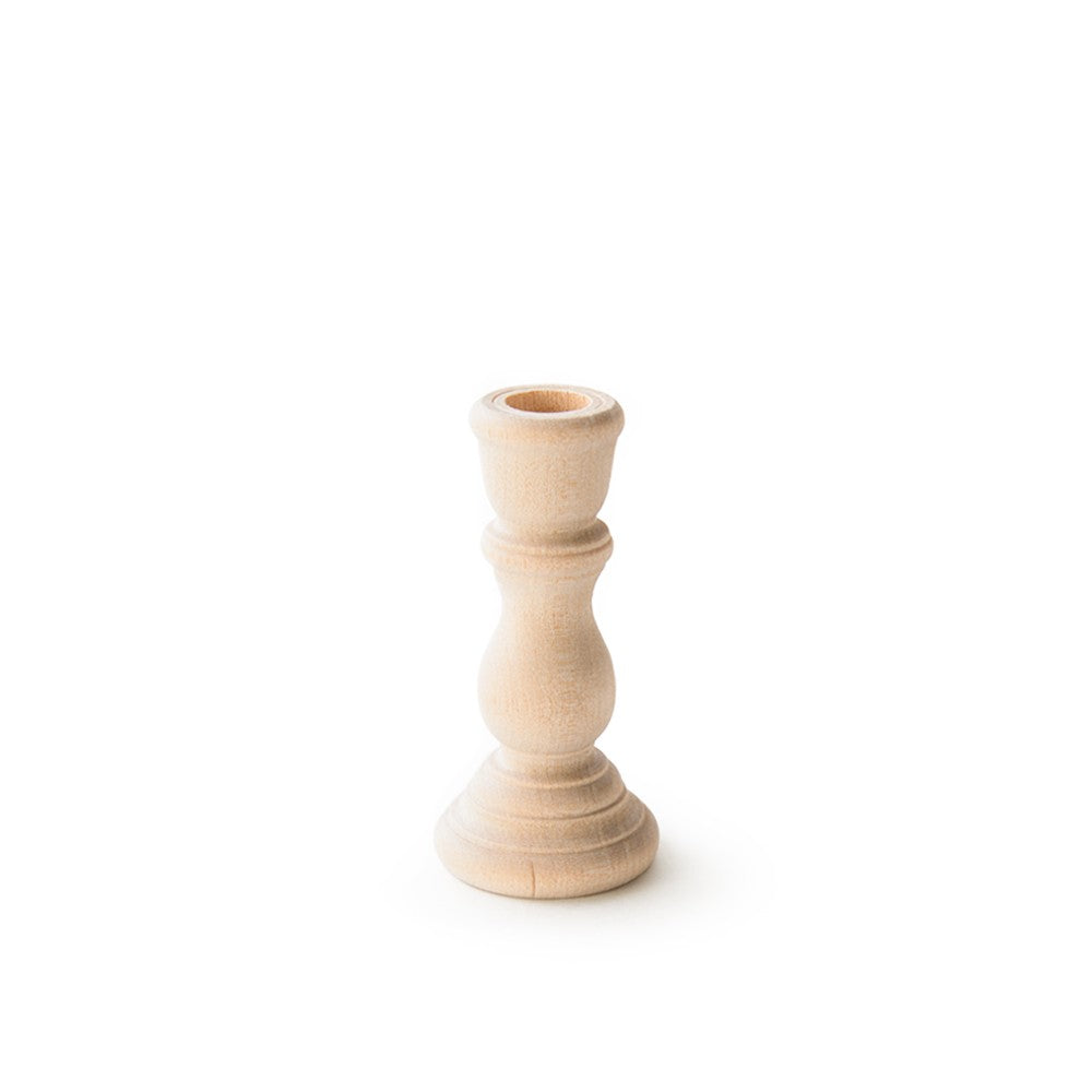 Wooden Candle Sticks 3" 1pc