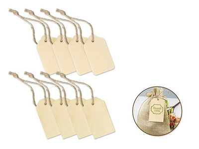 Wooden Tags w/Jute Cord
